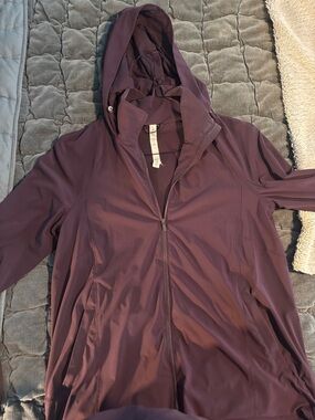lululemon athletica Plum Hooded Utility Jacket